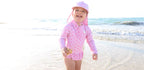 SUN HAT - Pink Palm