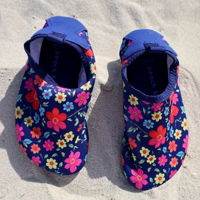 Baby Beach Collection - Midnight Ditsy | Swimsuit, Hat & Shoes