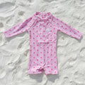 BABY SWIMSUIT - Pink Palm