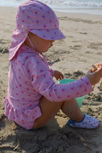 SUN HAT - Pink Palm