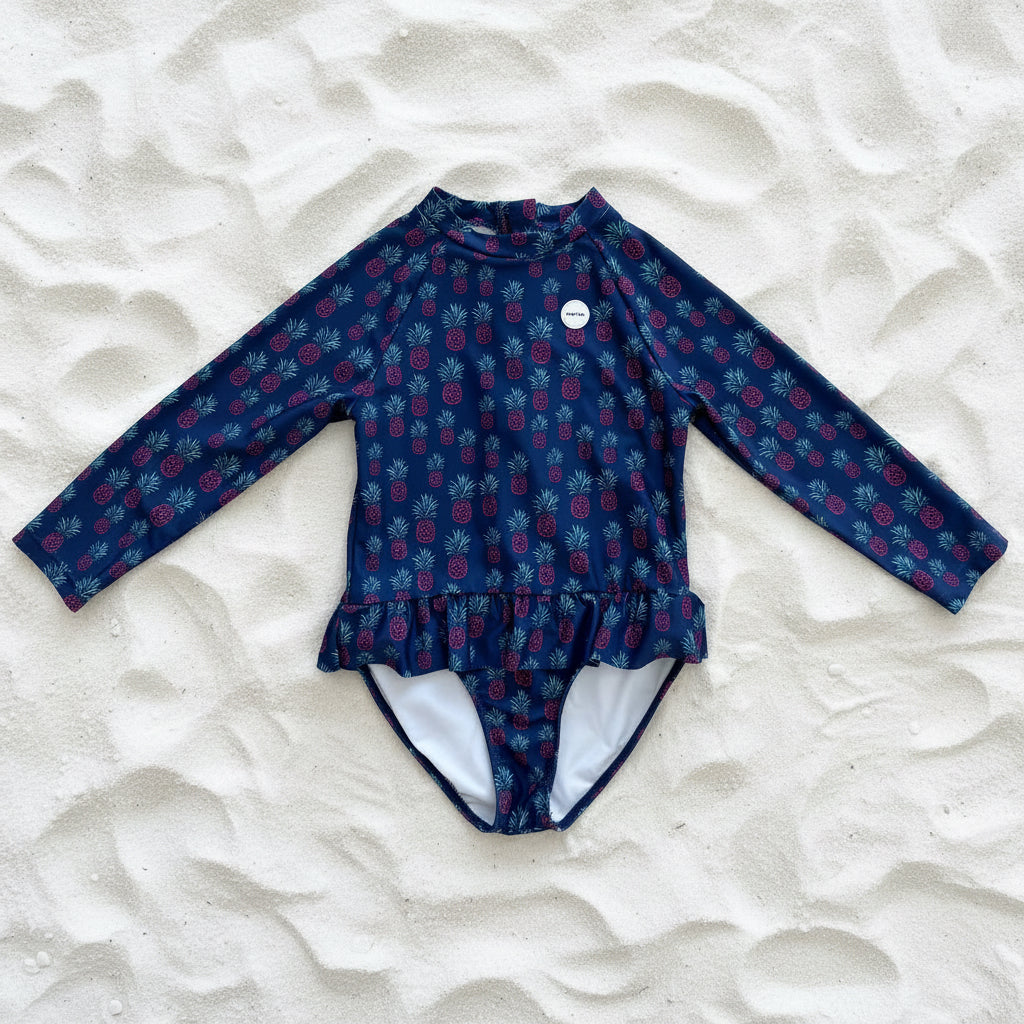 Girls Beach Collection - Pineapple Party | Swimsuit, Floaty & Shoes
