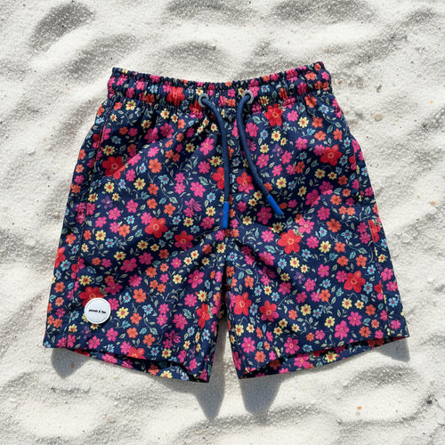 BOYS SWIM TRUNKS - Midnight Ditsy
