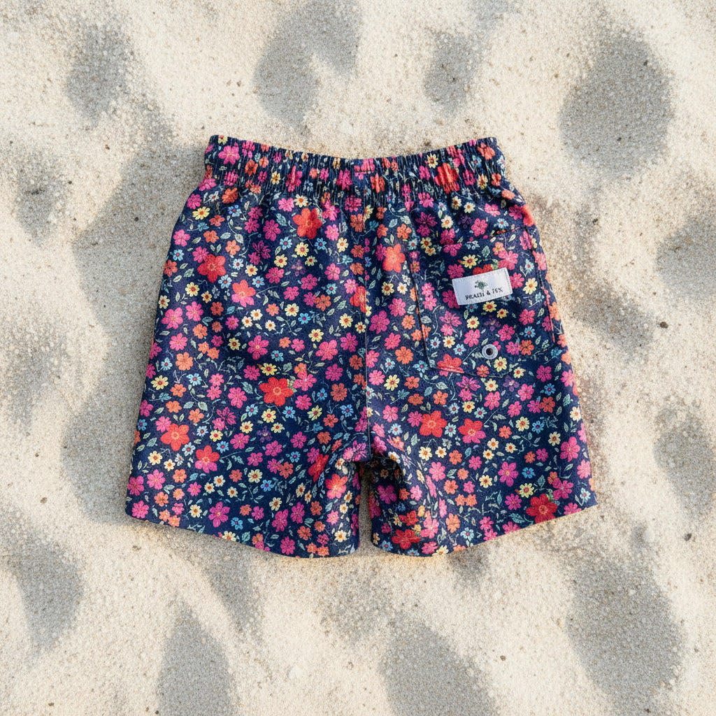 BOYS SWIM TRUNKS - Midnight Ditsy