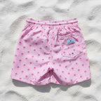 BOYS SWIM TRUNKS - Pink Palm