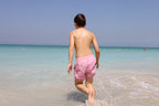 BOYS SWIM TRUNKS - Pink Palm