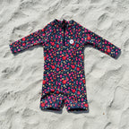 Baby Beach Collection - Midnight Ditsy | Swimsuit, Hat & Shoes