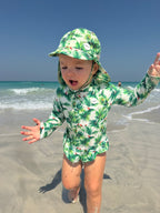 Girls Beach Collection - Parrot Talk | Swimsuit, Floaty & Shoes