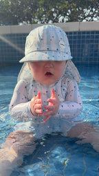 Baby Beach Collection - Foxy Palm | Swimsuit, Hat & Shoes