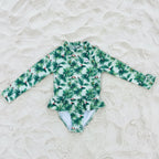 GIRLS SWIMSUIT FRILLS - Parrot Talk