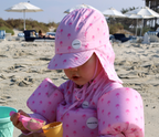 SUN HAT - Pink Palm